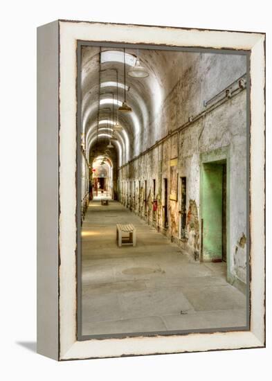 Pennsylvania, Philadelphia, Eastern State Penitentiary. Interior-Jay O'brien-Framed Premier Image Canvas