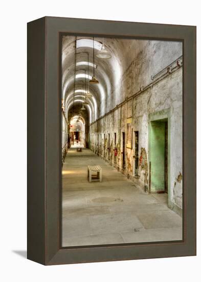 Pennsylvania, Philadelphia, Eastern State Penitentiary. Interior-Jay O'brien-Framed Premier Image Canvas