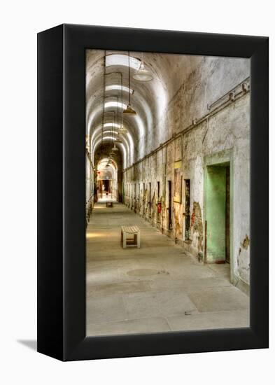 Pennsylvania, Philadelphia, Eastern State Penitentiary. Interior-Jay O'brien-Framed Premier Image Canvas