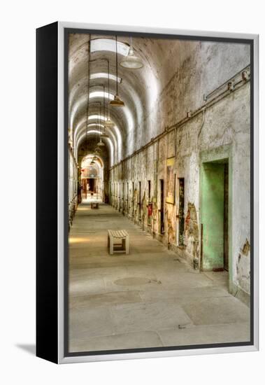 Pennsylvania, Philadelphia, Eastern State Penitentiary. Interior-Jay O'brien-Framed Premier Image Canvas