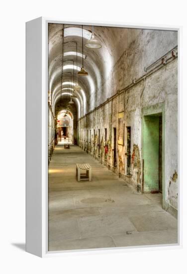 Pennsylvania, Philadelphia, Eastern State Penitentiary. Interior-Jay O'brien-Framed Premier Image Canvas