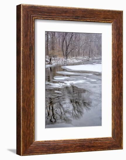 Pennsylvania, Philadelphia. Winter on Pennypack Creek-Jaynes Gallery-Framed Photographic Print