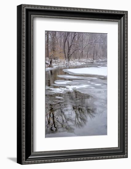 Pennsylvania, Philadelphia. Winter on Pennypack Creek-Jaynes Gallery-Framed Photographic Print