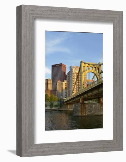 Pennsylvania, Pittsburgh. Andy Warhol Bridge over the Allegheny River-Kevin Oke-Framed Photographic Print