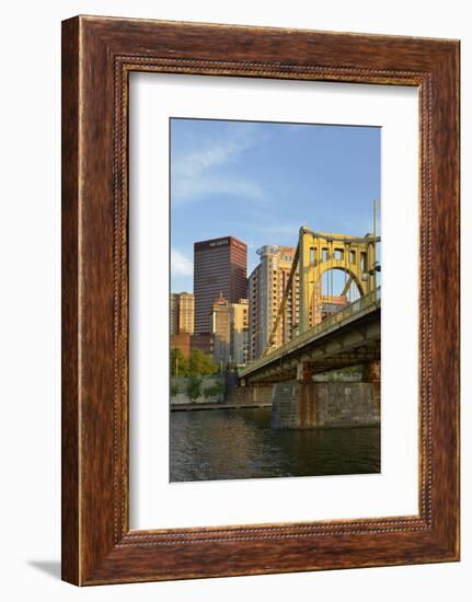 Pennsylvania, Pittsburgh. Andy Warhol Bridge over the Allegheny River-Kevin Oke-Framed Photographic Print