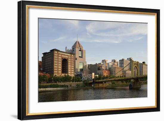 Pennsylvania, Pittsburgh. Renaissance Pittsburgh Hotel and Bridge-Kevin Oke-Framed Photographic Print