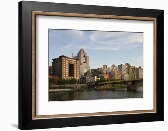 Pennsylvania, Pittsburgh. Renaissance Pittsburgh Hotel and Bridge-Kevin Oke-Framed Photographic Print