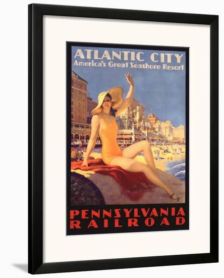 Pennsylvania Railroad, Atlantic City-Edward M^ Eggleston-Framed Giclee Print