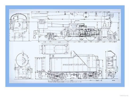 Pennsylvania Railroad Class K4 Pacific Art Print Bob Bohm Art Com