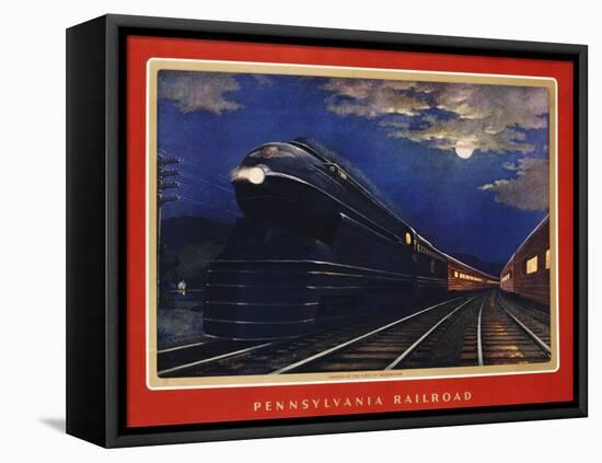 Pennsylvania Railroad, Leaders of the Fleet of Modernism by Grif Teller-null-Framed Premier Image Canvas