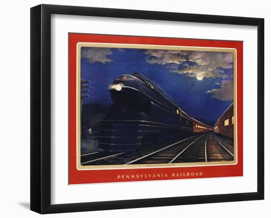 Pennsylvania Railroad, Leaders of the Fleet of Modernism by Grif Teller-null-Framed Giclee Print