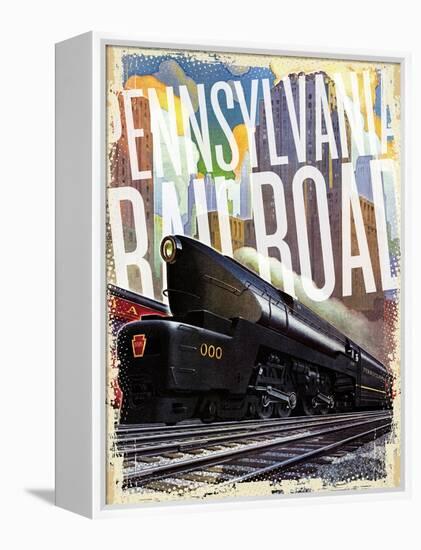 Pennsylvania Railroad-null-Framed Premier Image Canvas