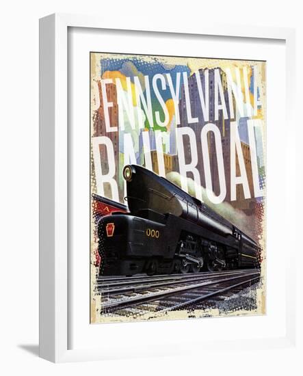 Pennsylvania Railroad-null-Framed Giclee Print