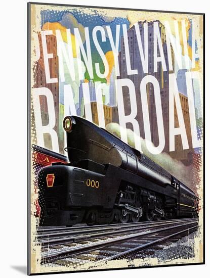 Pennsylvania Railroad-null-Mounted Giclee Print