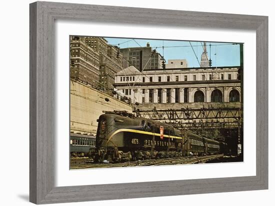 Pennsylvania Station, C.1970-80-American School-Framed Giclee Print