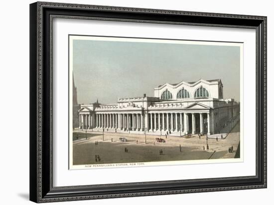 Pennsylvania Station, New York City-null-Framed Art Print