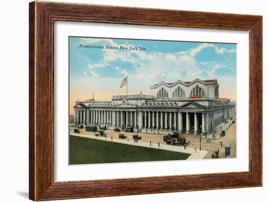 Pennsylvania Station, New York City-null-Framed Art Print