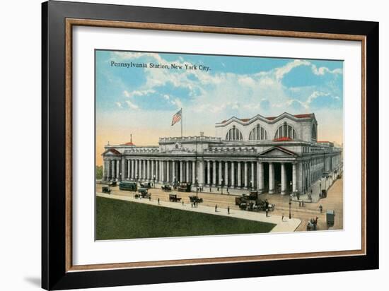 Pennsylvania Station, New York City-null-Framed Art Print