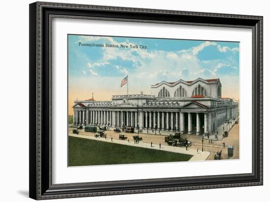 Pennsylvania Station, New York City-null-Framed Art Print