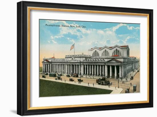 Pennsylvania Station, New York City-null-Framed Art Print