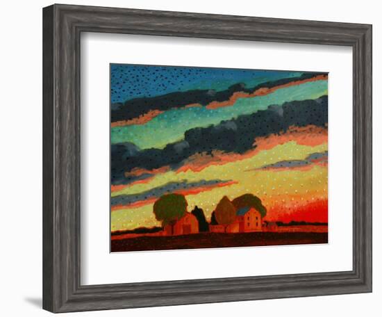 Pennsylvania Sunset-John Newcomb-Framed Giclee Print