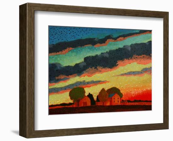 Pennsylvania Sunset-John Newcomb-Framed Giclee Print