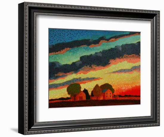 Pennsylvania Sunset-John Newcomb-Framed Giclee Print