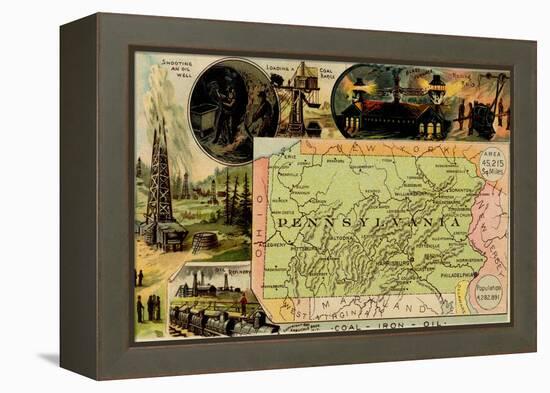 Pennsylvania-Arbuckle Brothers-Framed Stretched Canvas