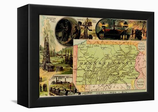 Pennsylvania-Arbuckle Brothers-Framed Stretched Canvas