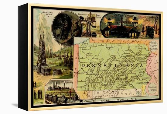 Pennsylvania-Arbuckle Brothers-Framed Stretched Canvas