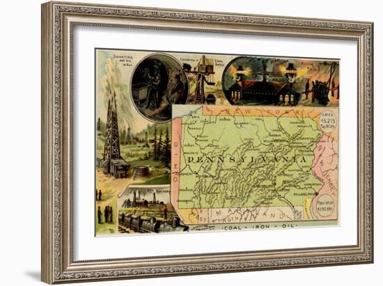 Pennsylvania-Arbuckle Brothers-Framed Art Print