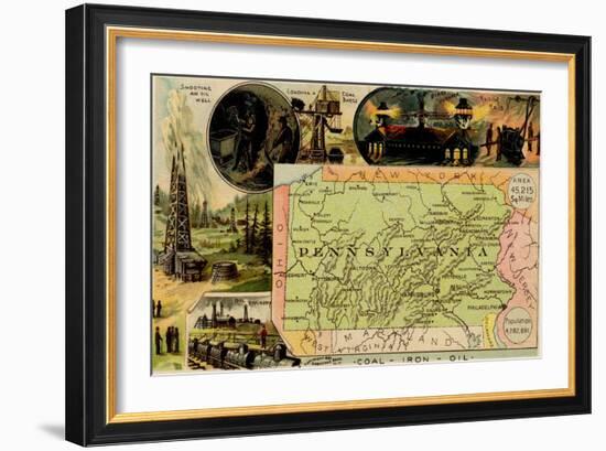 Pennsylvania-Arbuckle Brothers-Framed Art Print