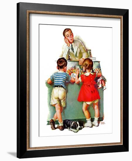 "Penny Candy,"August 19, 1939-Frances Tipton Hunter-Framed Giclee Print