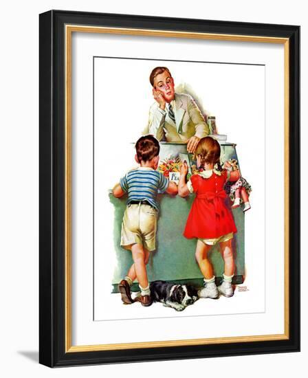 "Penny Candy,"August 19, 1939-Frances Tipton Hunter-Framed Giclee Print