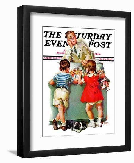 "Penny Candy," Saturday Evening Post Cover, August 19, 1939-Frances Tipton Hunter-Framed Giclee Print