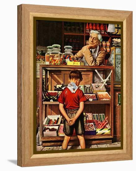 "Penny Candy," September 23, 1944-Stevan Dohanos-Framed Premier Image Canvas