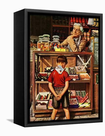 "Penny Candy," September 23, 1944-Stevan Dohanos-Framed Premier Image Canvas