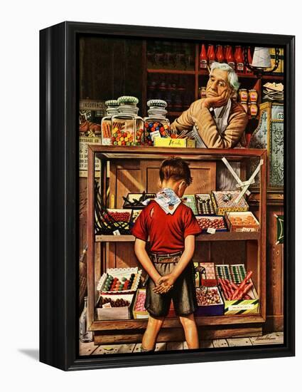 "Penny Candy," September 23, 1944-Stevan Dohanos-Framed Premier Image Canvas