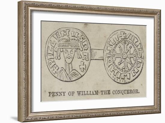 Penny of William the Conqueror-null-Framed Giclee Print