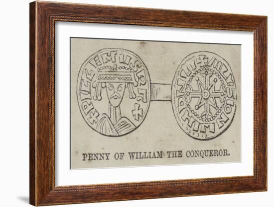 Penny of William the Conqueror-null-Framed Giclee Print