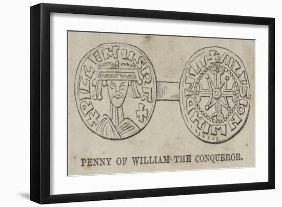 Penny of William the Conqueror-null-Framed Giclee Print