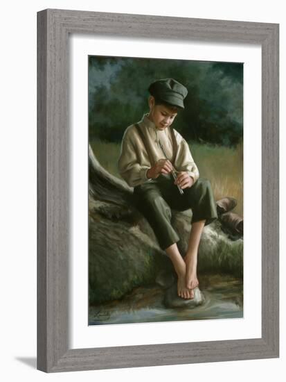 Penny Whistle-David Lindsley-Framed Giclee Print