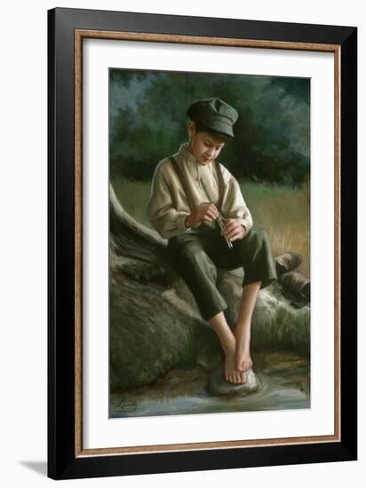 Penny Whistle-David Lindsley-Framed Giclee Print