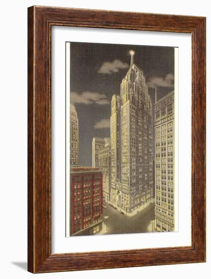 Penobscot Building, Detroit, Michigan-null-Framed Art Print