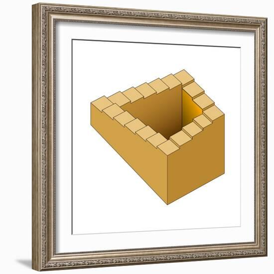 Penrose Stairway-Science Photo Library-Framed Premium Photographic Print