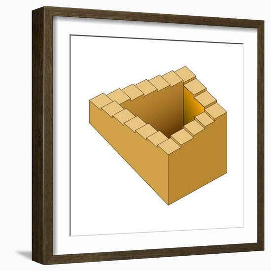 Penrose Stairway-Science Photo Library-Framed Premium Photographic Print