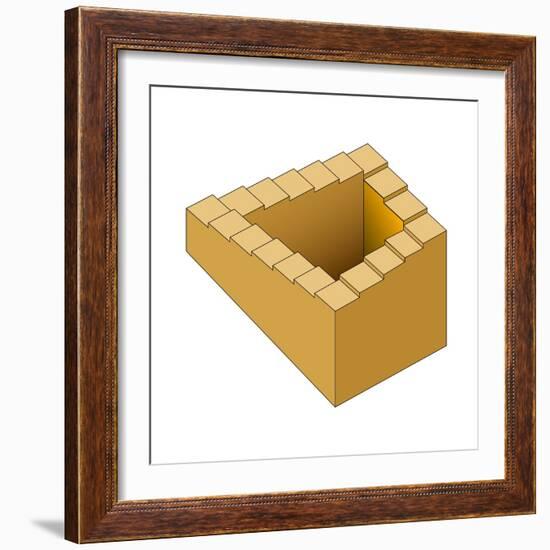 Penrose Stairway-Science Photo Library-Framed Premium Photographic Print