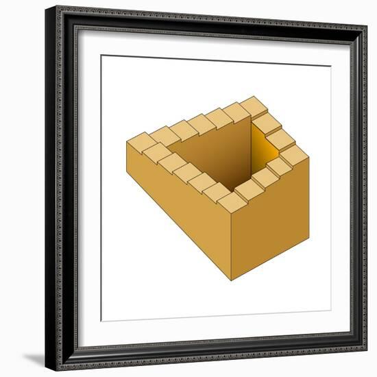 Penrose Stairway-Science Photo Library-Framed Premium Photographic Print