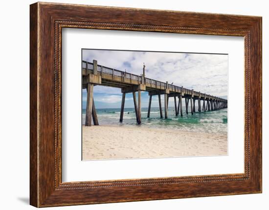 Pensacola Beach Fishing Pier, Florida-forestpath-Framed Photographic Print