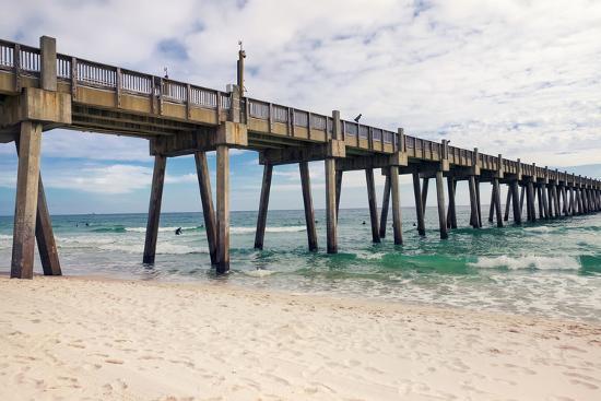 Pensacola Beach Fishing Pier Florida Photographic Print By Pensacola Beach Fishing Pier Florida Photographic Print By Forestpath Art